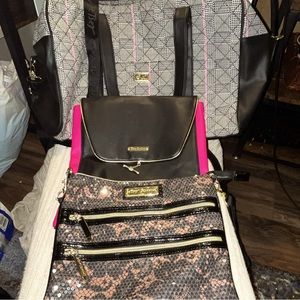 Betsy Weekender bag and Vintage cross body, a lil juicy couture mini bag pack